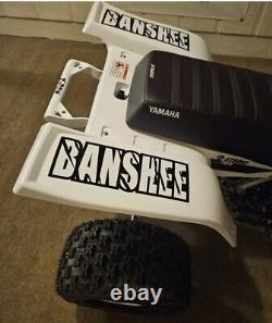 Yamaha Banshee Grab Bar Bumper Rack Powdercoated White