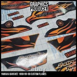 Yamaha Banshee Graphics Decals Green Stickers NEW HIGH TECK VINYL 2007 2008 2009