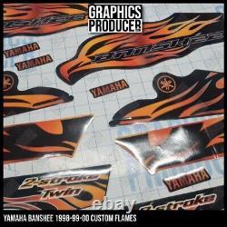 Yamaha Banshee Graphics Decals Green Stickers NEW HIGH TECK VINYL 2007 2008 2009