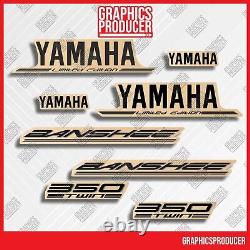 Yamaha Banshee Graphics Decals Sand Stickers NEW HIGH TECK VINYL 2007 2008 2009