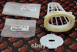 Yamaha Banshee OEM factory AIR FILTER CAGE GUIDE with New Vito's filter + END CAP