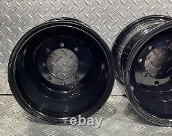 Yamaha Banshee Raptor Yfz Yfz450r 450r ATV FRONT REAR WHEELS BLACK 9x8 & 10x5