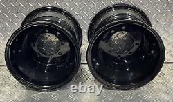 Yamaha Banshee Raptor Yfz Yfz450r 450r ATV FRONT REAR WHEELS BLACK 9x8 & 10x5