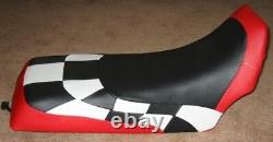 Yamaha Banshee Red Black White Checker Seat Cover #hcs757c750