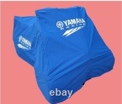 Yamaha Banshee Storage Cover. Blue with white logos. Best quality proved