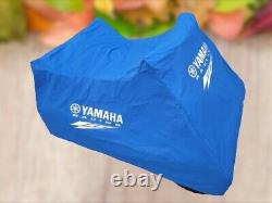 Yamaha Banshee Storage Cover. Blue with white logos. Best quality proved