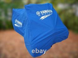 Yamaha Banshee Storage Cover. Blue with white logos. Best quality proved