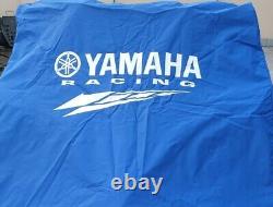Yamaha Banshee Storage Cover. Blue with white logos. Best quality proved
