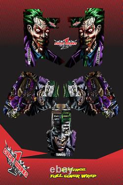 Yamaha Banshee Twin 350 SEMI CUSTOM GRAPHICS KIT THE JOKER FULL WRAP