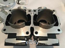 Yamaha Banshee YFZ 350 Stock Cylinders Wiseco Pistons Top End Gasket Rebuild Kit