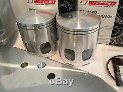 Yamaha Banshee YFZ 350 Stock Cylinders Wiseco Pistons Top End Gasket Rebuild Kit