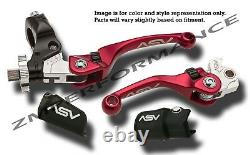 Yamaha Banshee Yfz 350 F4 Asv Clutch And Brake Levers Red Kit