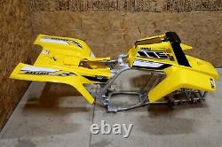 Yamaha Banshee fenders gas tank plastic graphics YELLOW + CARBON GRILL 2006 50th