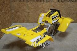 Yamaha Banshee fenders gas tank plastic graphics YELLOW + CARBON GRILL 2006 50th