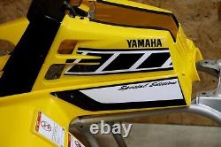 Yamaha Banshee fenders gas tank plastic graphics YELLOW + CARBON GRILL 2006 50th