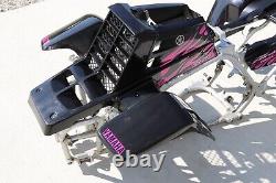 Yamaha Banshee fenders + gas tank plastic + grill + graphics BLACK PINK