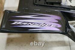 Yamaha Banshee fenders + gas tank plastic grill + graphics BLACK PURPLE 2005 SE