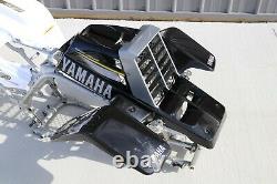 Yamaha Banshee fenders + gas tank plastic grill + graphics BLACK WHITE 2002
