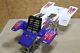 Yamaha Banshee Fenders + Gas Tank Plastic + Grill + Graphics Red White Blue 2010