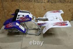 Yamaha Banshee fenders + gas tank plastic + grill + graphics RED WHITE BLUE 2010