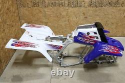 Yamaha Banshee fenders + gas tank plastic + grill + graphics RED WHITE BLUE 2010