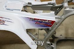 Yamaha Banshee fenders + gas tank plastic + grill + graphics RED WHITE BLUE 2010