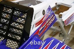 Yamaha Banshee fenders + gas tank plastic + grill + graphics RED WHITE BLUE 2010