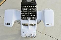 Yamaha Banshee fenders + gas tank plastic + grill + graphics WHITE & BLACK 2001