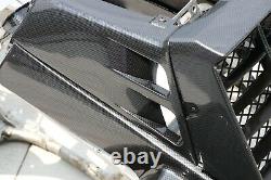 Yamaha Banshee fenders + gas tank plastic + grill plastic CARBON FIBER GLOSS