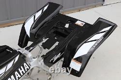 Yamaha Banshee fenders + gas tank plastic + rad cover grill + graphics BLACK 01