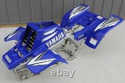 Yamaha Banshee fenders + gas tank plastic + rad cover grill + graphics BLUE 1999