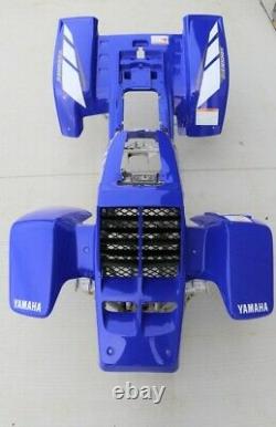 Yamaha Banshee fenders + gas tank plastic + rad cover grill + graphics BLUE 2001