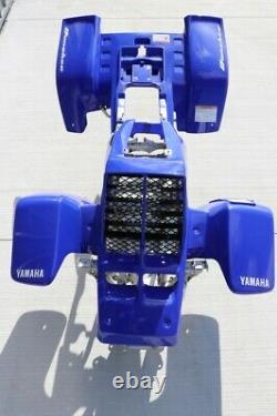Yamaha Banshee fenders + gas tank plastic + rad cover grill + graphics BLUE 2005