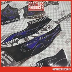 Yamaha Blaster & Banshee 350 Decals 2006 Black And Purple Full Kit Graphics