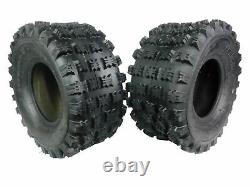 Yamaha Yfz 350 Banshee Ambush Sport Atv Tires 20x10-9 Rear (2 Tire Set)