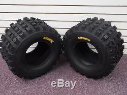 Yamaha Yfz 350 Banshee Ambush Sport Atv Tires 20x10-9 Rear (2 Tire Set) 4pr