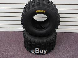 Yamaha Yfz 350 Banshee Ambush Sport Atv Tires 20x10-9 Rear (2 Tire Set) 4pr