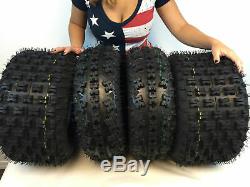 Yamaha Yfz 350 Banshee Massfx Sport Atv Tires (4 Tires) 21x7-10, 20x10-9