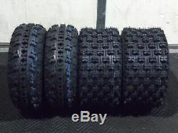 Yamaha Yfz 350 Banshee Quadking Sport Atv Tires (4 Tires) 21x7-10, 20x10-9