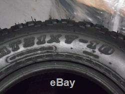 Yamaha Yfz 350 Banshee Quadking Sport Atv Tires (4 Tires) 21x7-10, 20x10-9