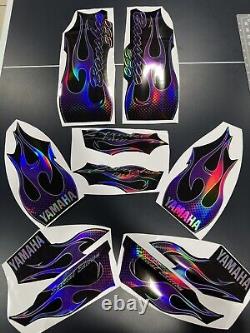 Yamaha banshee full graphics kit 2006. THICK AND HIGH GLOSS HOLOGRAPHIC