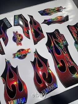 Yamaha banshee full graphics kit 2006. THICK AND HIGH GLOSS HOLOGRAPHIC