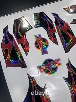 Yamaha banshee full graphics kit 2006. THICK AND HIGH GLOSS HOLOGRAPHIC