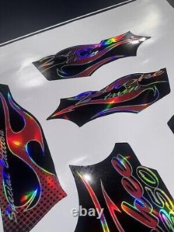 Yamaha banshee full graphics kit 2006. THICK AND HIGH GLOSS HOLOGRAPHIC