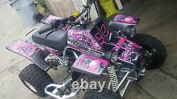 Yamaha banshee full graphics kit. THICK AND HIGH GLOSS